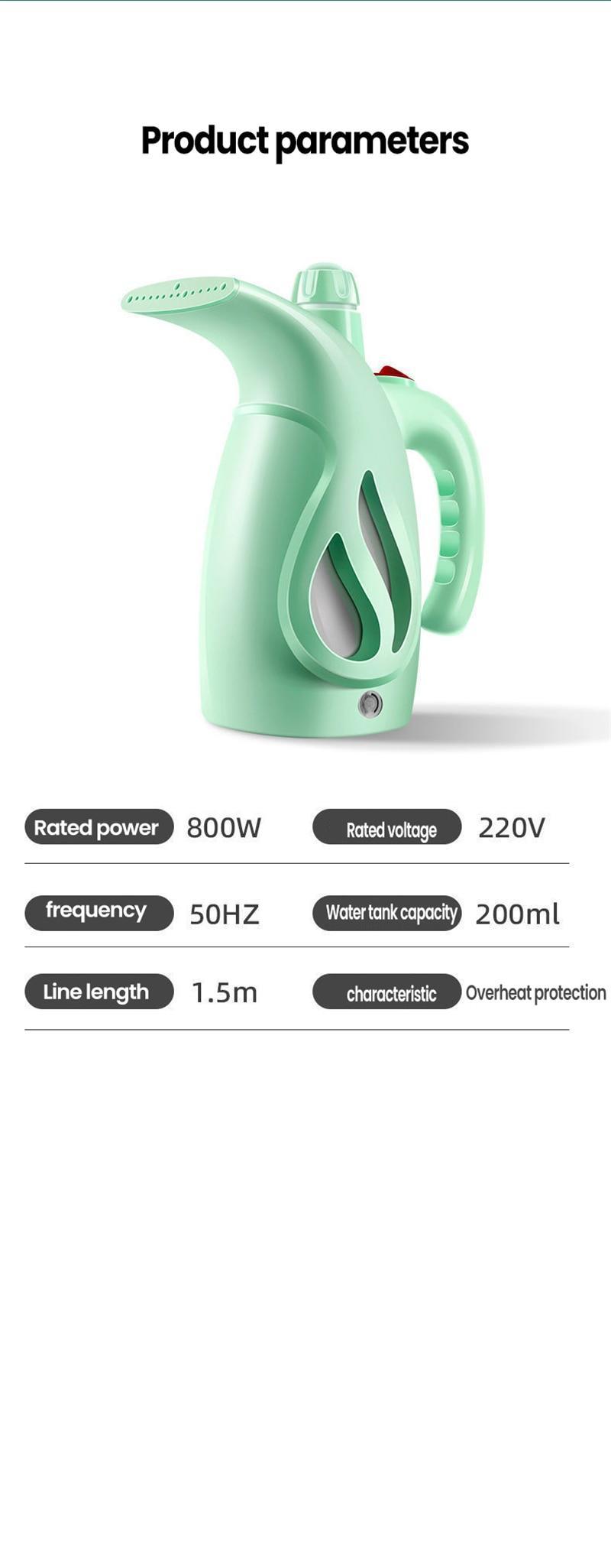 Clothes Steamer Portable Handheld Iron Vertical Garment Steamers Steam Machine Ironing Home Appliances for Home Travel