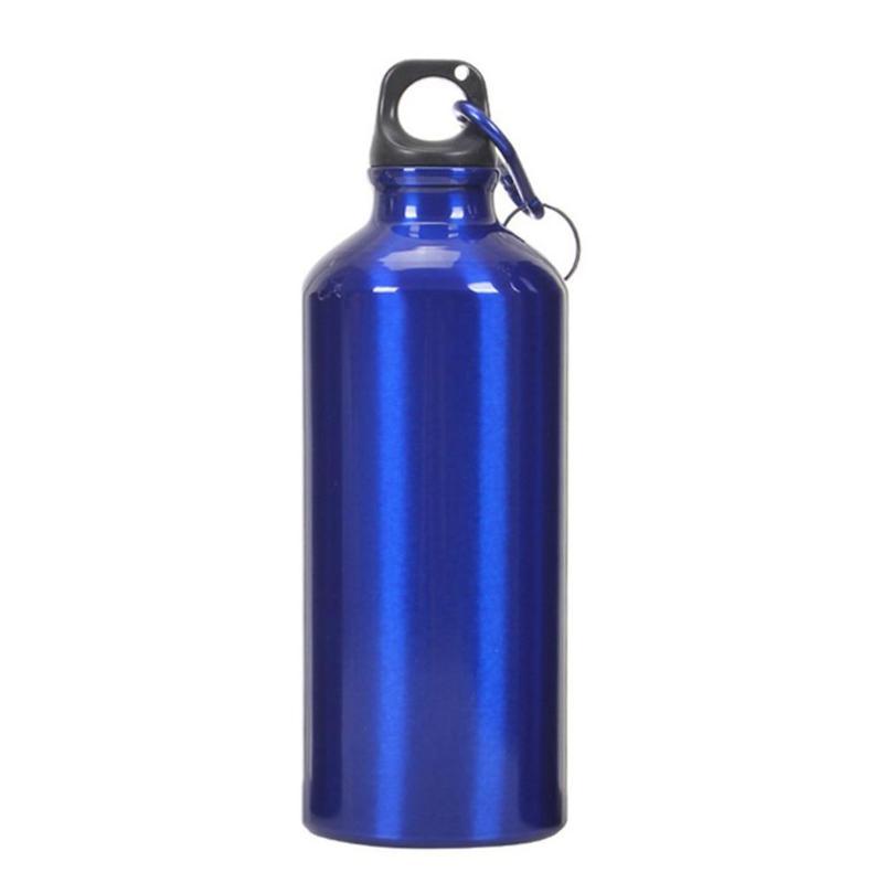 400ml 500ml 600ml Aluminum Water Bottle Water Bottles Outdoor Exercise Bike Sports Drinking Kettle with Lid easy to carry