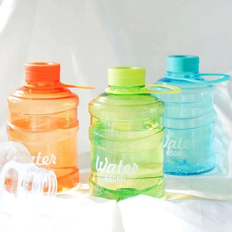 Outdoor Plastic Water Bottle Leak Proof Eco-Friendly Children School With Lid Hiking Camping Sports Bottles For Girl Coffee Cup