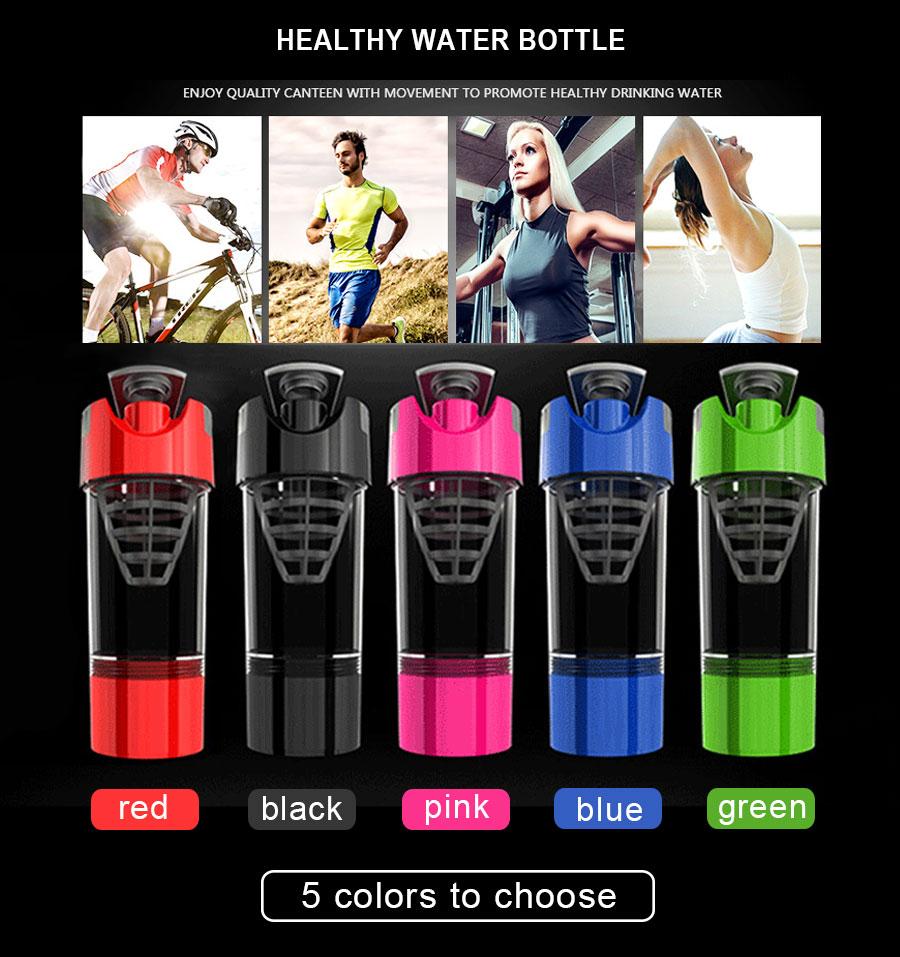 Protein Shaker Pro 40 Whey Protein Sports Nutrition Blender Mixer Fitness GYM Shaker For Protein Powder Water Bottle